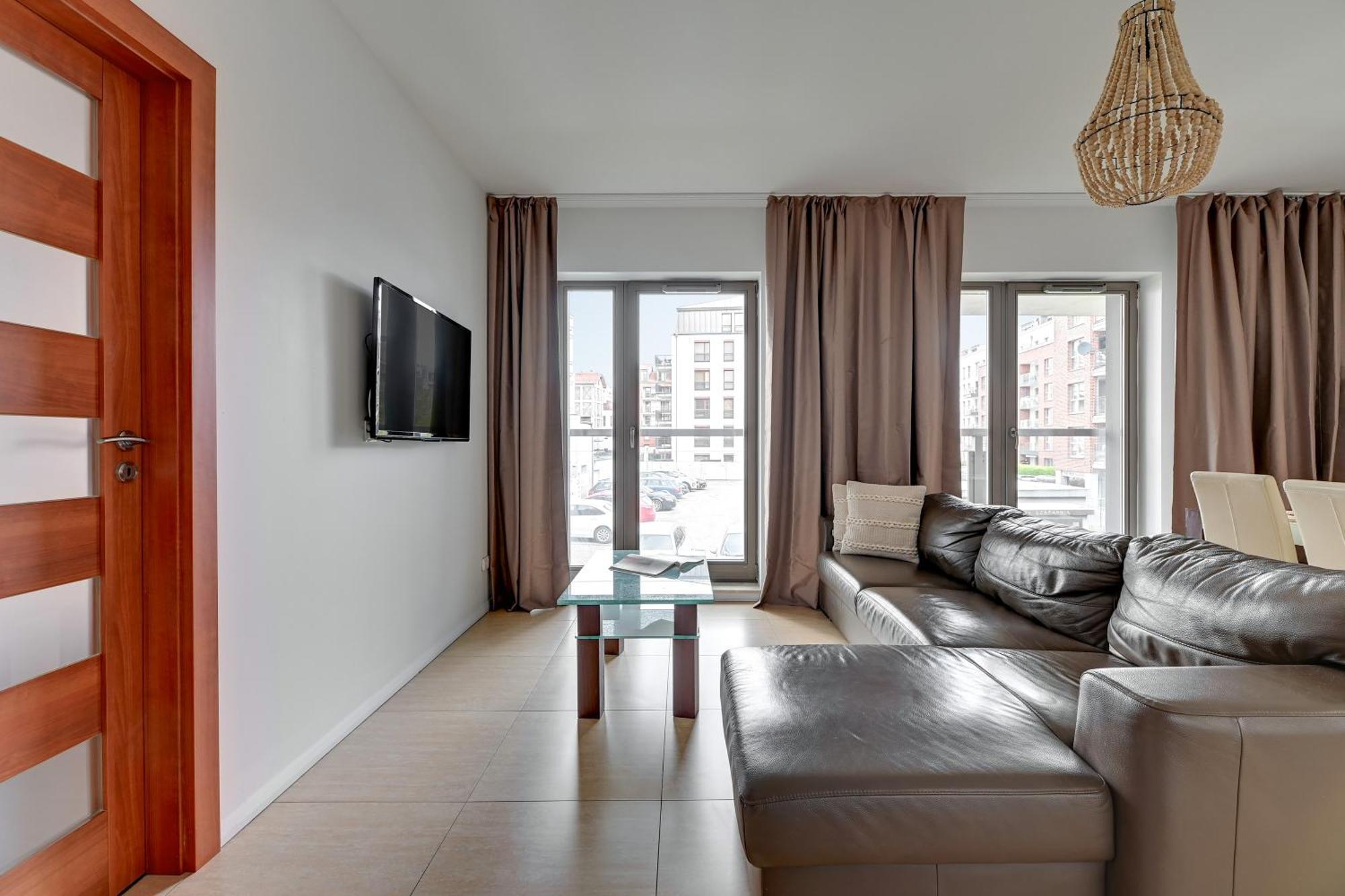 גדנסק Waterlane Riverside - Spa, Pool, Gym & Parking By Downtown Apartments מראה חיצוני תמונה